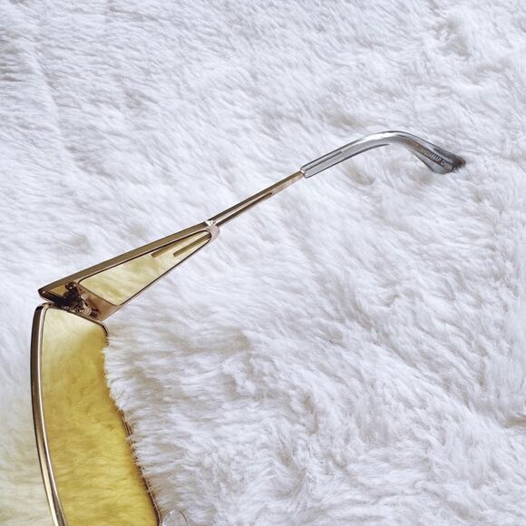 Shane Clear Yellow Wrap-Around Sunglasses - Picture 5 of 10